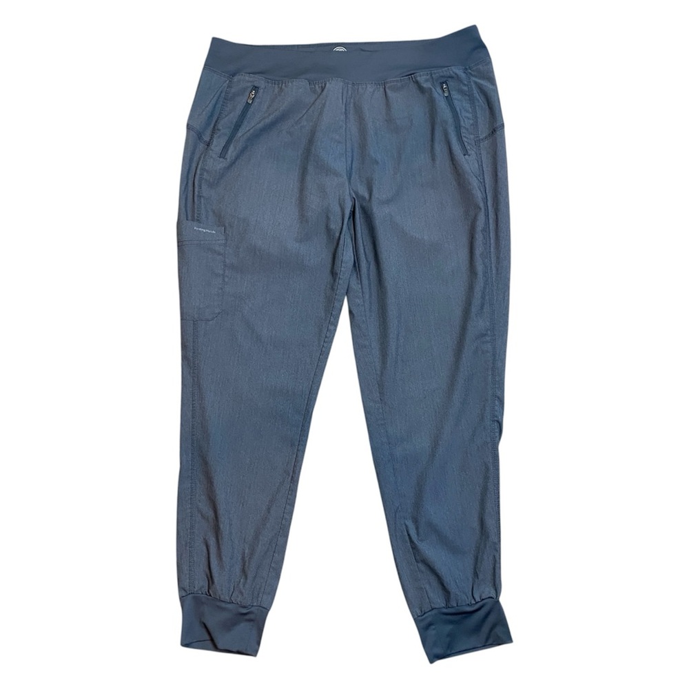 Healing Hands Tara Gray Jogger Scrub Pant, Side XL